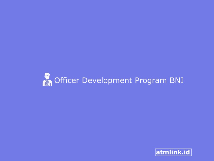 Officer Development Program BNI